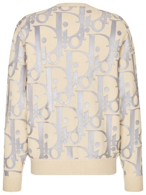 DIOR Reflective Print Knit Wool Sweater for Men 113M630AT197-C000 Lookbook DIOR Reflective Print Knit Wool Sweater for Men 113M630AT197-C000