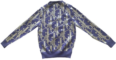 DIOR Baju Sejuk Lelaki Kain Wool dengan Cetakan Reflektif 113M630AT197-C000 1