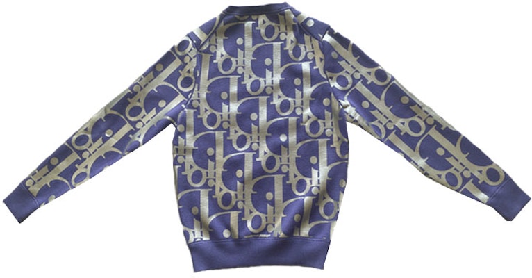 DIOR Reflective Print Knit Wool Sweater for Men 113M630AT197-C000 1