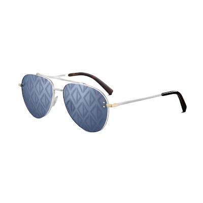 Dior Retro Aviator Alloy Frame Sunglasses Silver. CDDMA1UXTF2B4