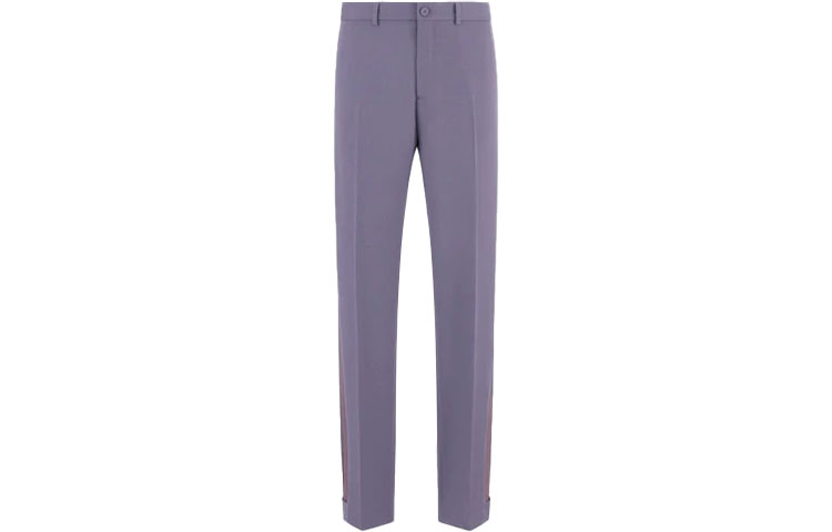 Order DIOR 復古羊毛斜紋休閒長褲 紫色. 143C116A5180-C484