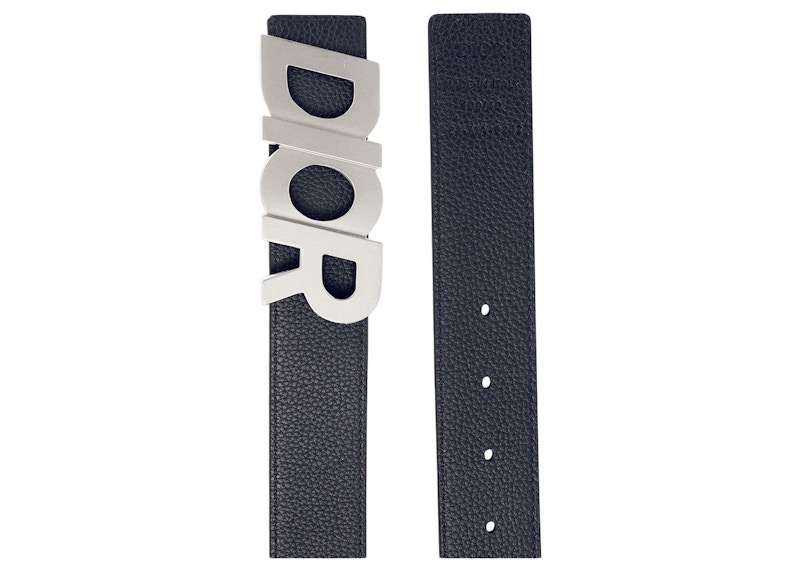 Dior Reversible Dior Belt Navy/Silver 圖 2