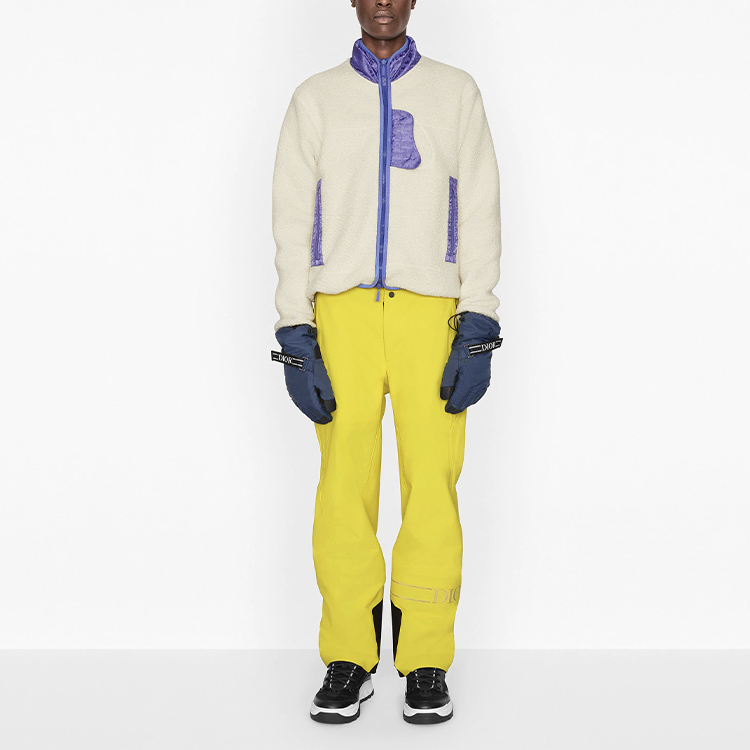 Purchase Dior 可翻轉條紋白色拉鍊外套 長袖外套 113J405A0678_C084 113J405A0678-C084