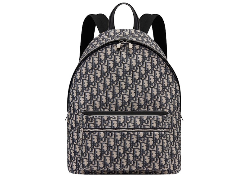 Dior Rider Backpack Oblique Blue/Black