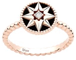 DIOR Rose des Vents 18K Rose Gold Ring Unisex Couple Design JRDV95192_0000 DIOR Rose des Vents 18K Rose Gold Ring Unisex Couple Design JRDV95192_0000