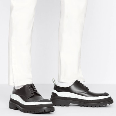 Dior sacai x Derby 'Hitam' 3DE332ZMP_H900 Details for Dior sacai x Derby 'Hitam' 3DE332ZMP_H900