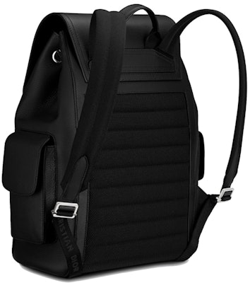 Dior Saddle Backpack Grained Calfskin Black Order Dior Saddle Backpack Grained Calfskin Black