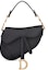 Buy Dior Saddle Bag Calfskin Mini Black