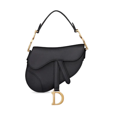Dior Saddle Bag Calfskin Mini Black