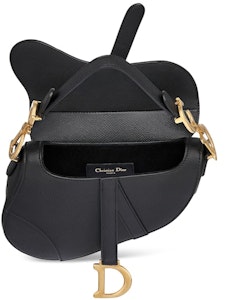 Beg Dior Saddle Kulit Anak Lembu Mini Hitam Lookbook Beg Dior Saddle Kulit Anak Lembu Mini Hitam