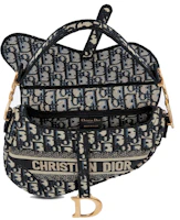 Bolso Dior Saddle Dior Oblique Bordado Azul Order Bolso Dior Saddle Dior Oblique Bordado Azul