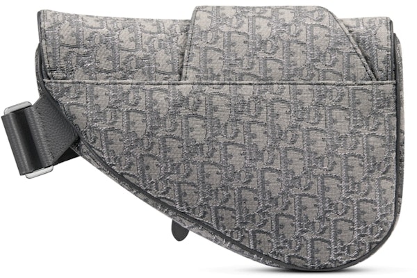 Dior Saddle Bag Dior Oblique Jacquard Ruthenium/Black Order Dior Saddle Bag Dior Oblique Jacquard Ruthenium/Black