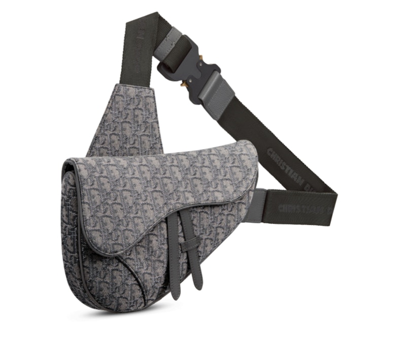 Lookbook 迪奧馬鞍包 Dior Oblique 提花釕金/黑色