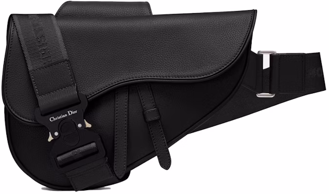 Dior Saddle Bag Grained Calfskin Black Buy Dior Saddle Bag Grained Calfskin Black