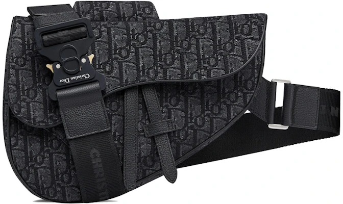 Dior Saddle Bag Oblique Jacquard Black Buy Dior Saddle Bag Oblique Jacquard Black