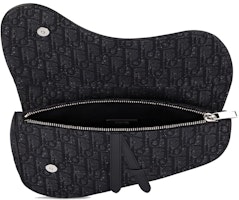 Bolso Dior Saddle Oblique Jacquard Negro Lookbook Bolso Dior Saddle Oblique Jacquard Negro