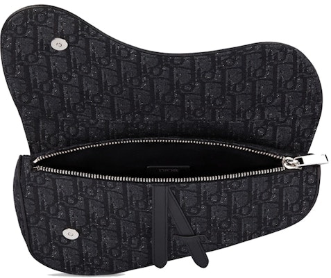 Dior Saddle Bag Oblique Jacquard Black Lookbook Dior Saddle Bag Oblique Jacquard Black
