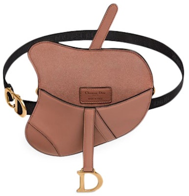 Dior Saddle Belt Bag Calfskin Blush Lookbook Dior Saddle Belt Bag Calfskin Blush