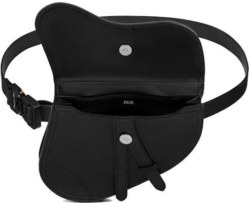 Dior Saddle Belt Bag Grained Calfskin Black Lookbook Dior Saddle Belt Bag Grained Calfskin Black