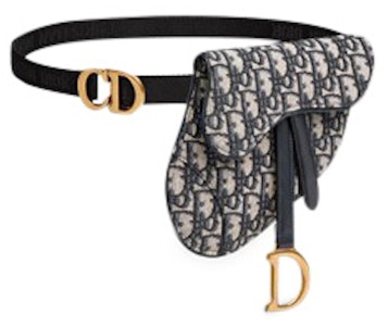 Dior Saddle Belt Bag Oblique Biru Order Dior Saddle Belt Bag Oblique Biru