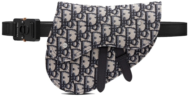 Dior Saddle Belt Bag Oblique Jacquard Beige/Black Buy Dior Saddle Belt Bag Oblique Jacquard Beige/Black