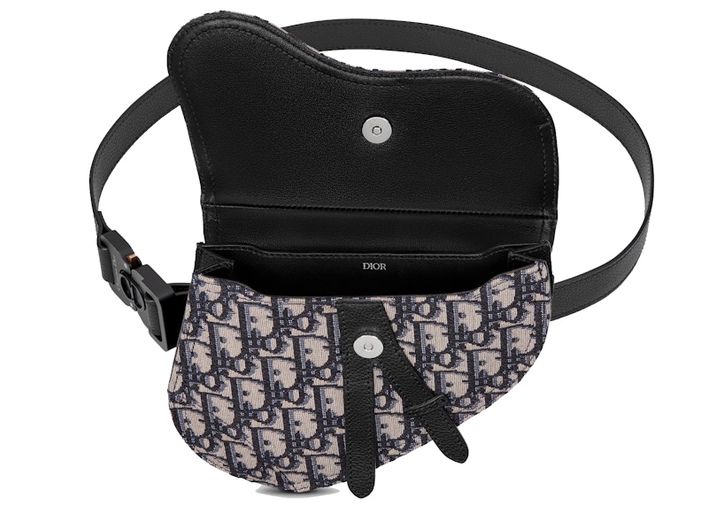 Lookbook 디올 새들 벨트백 오블리크 베이지/블랙
