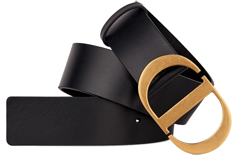 Order Dior Ikat Pinggang Saddle Kulit Hitam 40 MM