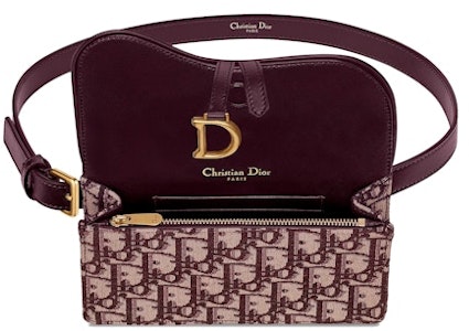 Dior Beg Sandang Pinggang Oblique Burgundy Lookbook Dior Beg Sandang Pinggang Oblique Burgundy