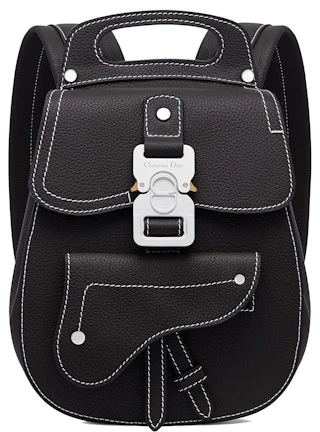 dior-saddle-detail-backpack-grained-calfskin-small-black