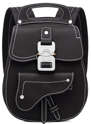 Dior Beg Galas Kecil Kulit Anak Lembu Hitam Butiran Saddle Buy Dior Beg Galas Kecil Kulit Anak Lembu Hitam Butiran Saddle
