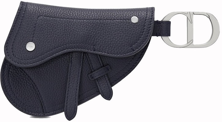 Dior Saddle Key Ring Grained Calfskin Navy Blue Buy Dior Saddle Key Ring Grained Calfskin Navy Blue