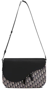 Tas Selempang Dior Saddle Ukuran Besar Oblique Jacquard Hitam Lookbook Tas Selempang Dior Saddle Ukuran Besar Oblique Jacquard Hitam