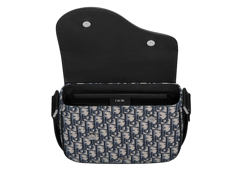 Lookbook 디올 새들 미니 오블리크 메신저백 (블랙)
