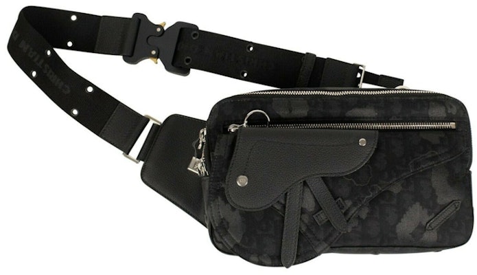 Dior Saddle Pouch Oblique Black Buy Dior Saddle Pouch Oblique Black