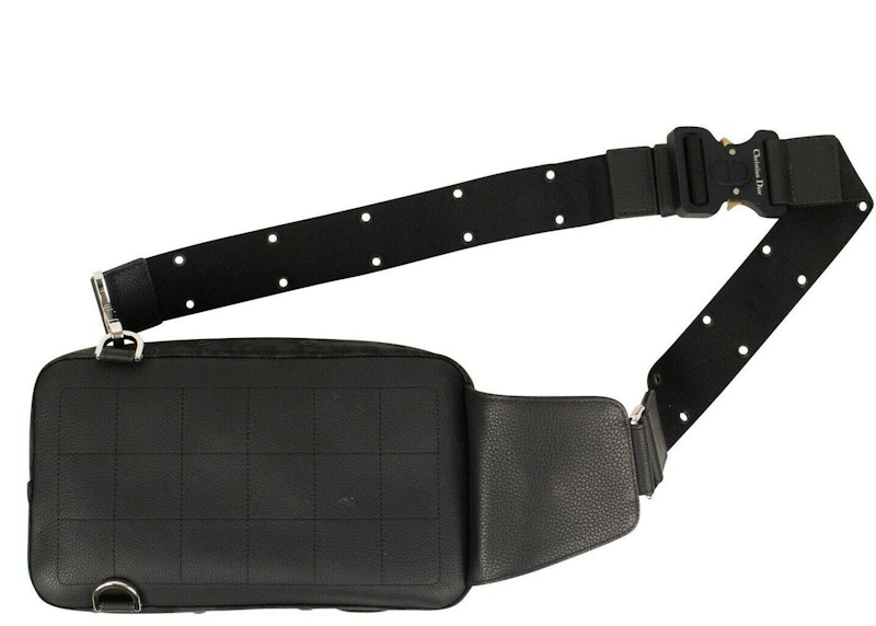 Order 디올 새들 파우치 오블리크 블랙