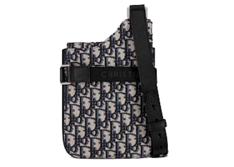 Order 디올 새들 오블리크 자카드 베이지/블랙 파우치 
