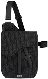 Dior 馬鞍包斜紋黑色小袋 Buy Dior 馬鞍包斜紋黑色小袋