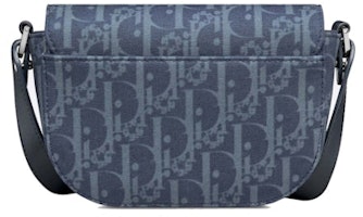 Dior Saddle Pouch dengan Tali Biru Denim Order Dior Saddle Pouch dengan Tali Biru Denim