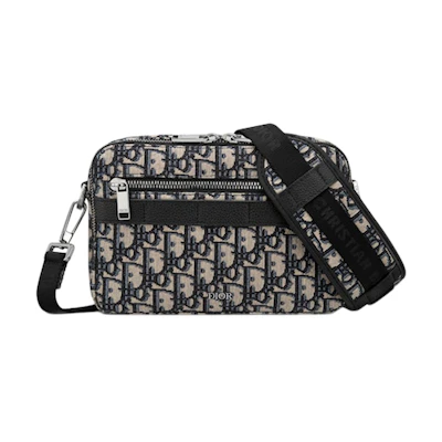 Dior Safari Messenger Bag Dior Oblique Jacquard Beige/Black