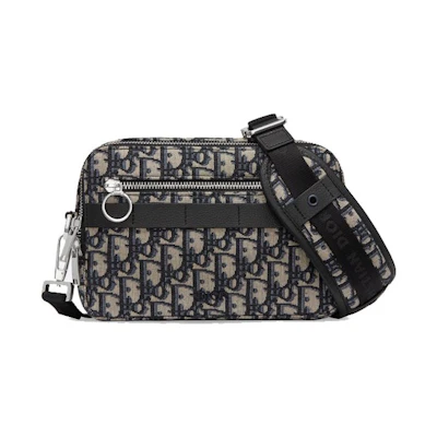 Dior Safari Messenger Oblique Navy Black