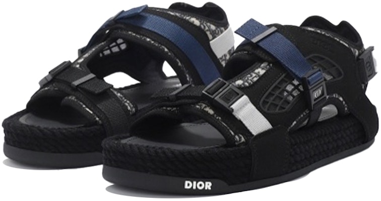 Sandal Dior 'Oblique Cetakan Hitam' 3SA094ZIY_965 Lookbook Sandal Dior 'Oblique Cetakan Hitam' 3SA094ZIY_965