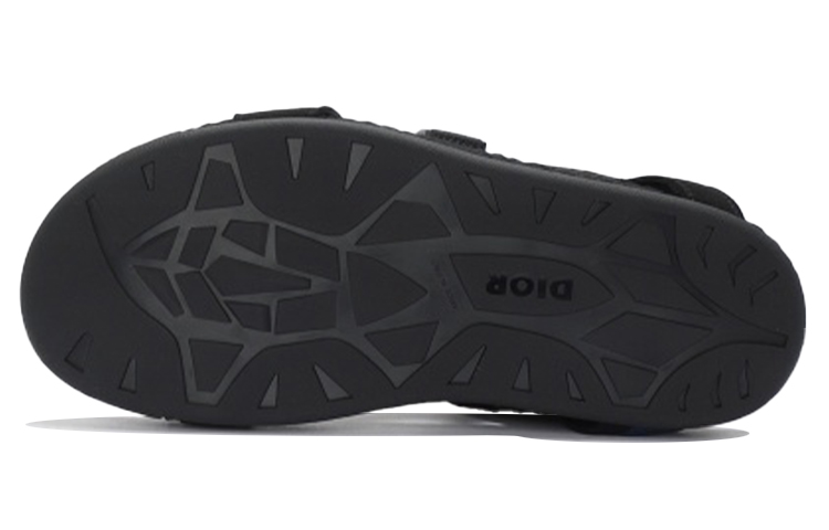 Details for Sandal Dior 'Oblique Cetakan Hitam' 3SA094ZIY_965