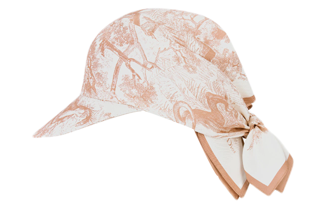Order Dior Sauvage Topi Sutra Toile de Jouy Warna Pink Mawar. 21JOU150I602-C420