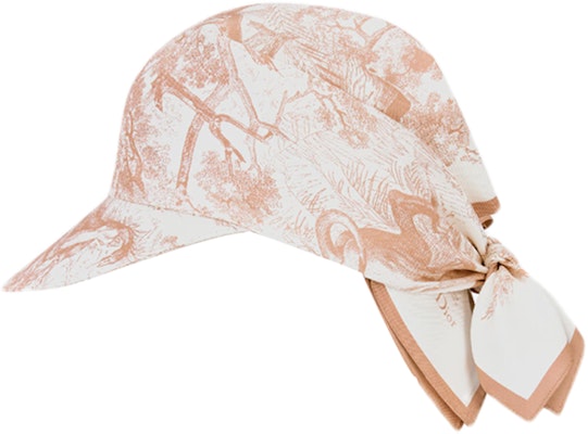 Dior Sauvage Toile de Jouy Silk Sun Hat Rose Pink. 21JOU150I602-C420 Order Dior Sauvage Toile de Jouy Silk Sun Hat Rose Pink. 21JOU150I602-C420
