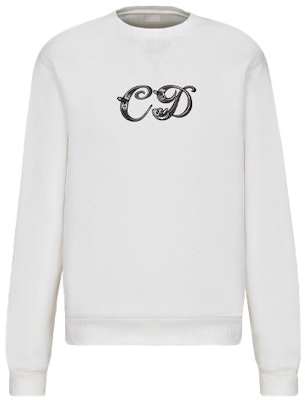 ディオール シーズナル ロゴ クルーネック スウェットシャツ ホワイト 193J687A0531-C089 Buy ディオール シーズナル ロゴ クルーネック スウェットシャツ ホワイト 193J687A0531-C089