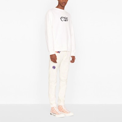 ディオール シーズナル ロゴ クルーネック スウェットシャツ ホワイト 193J687A0531-C089 Purchase ディオール シーズナル ロゴ クルーネック スウェットシャツ ホワイト 193J687A0531-C089