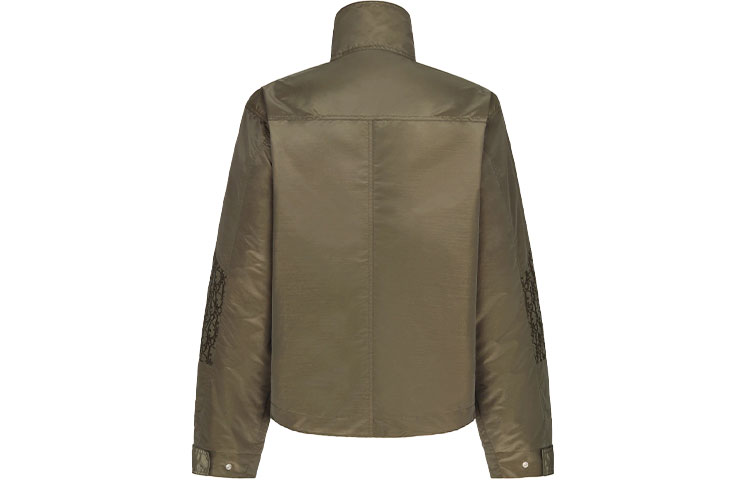 DIOR Seasonal New Logo Stand Collar Jacket Beige-Brown. 193C402A5149-C181 圖 3
