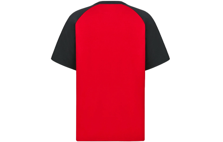 DIOR Seasonal Red Reversible Logo Crew Neck T-Shirt 183J654A0677-C583 圖 3