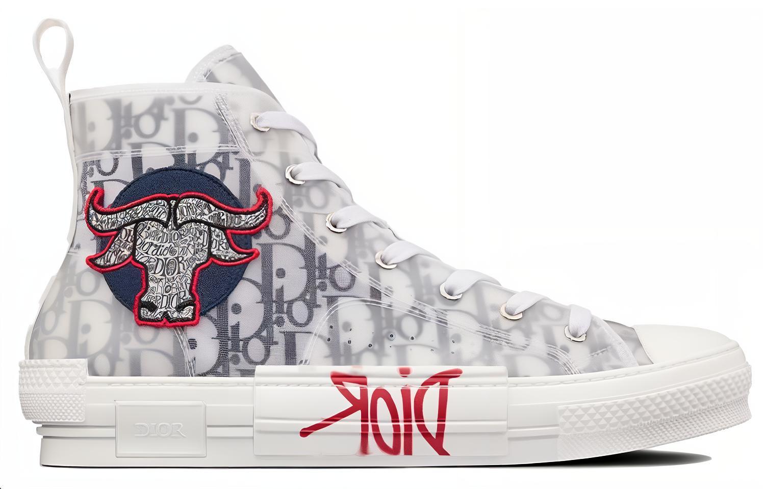 Order 迪奥 Shawn Stussy x B23 高帮 &#x27;牛头刺绣徽章&#x27; 3SH118ZJK_H063