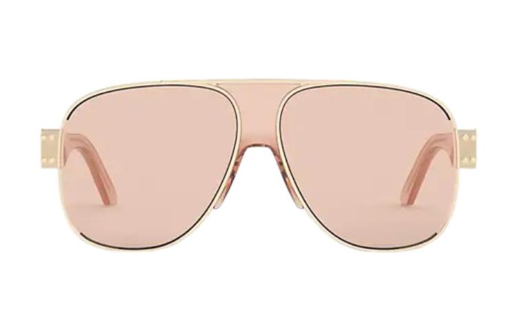 Lookbook 디올 시그니처 A3U 핑크 아비에이터 스퀘어 선글라스. DSGTA3UXR-B0L0